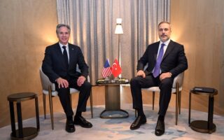 US Secretary of State meets Turkish FM in Riyadh