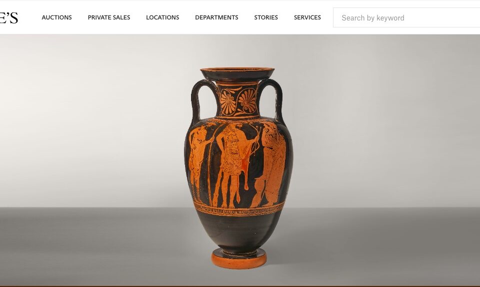 Christie’s pulls Greek vases