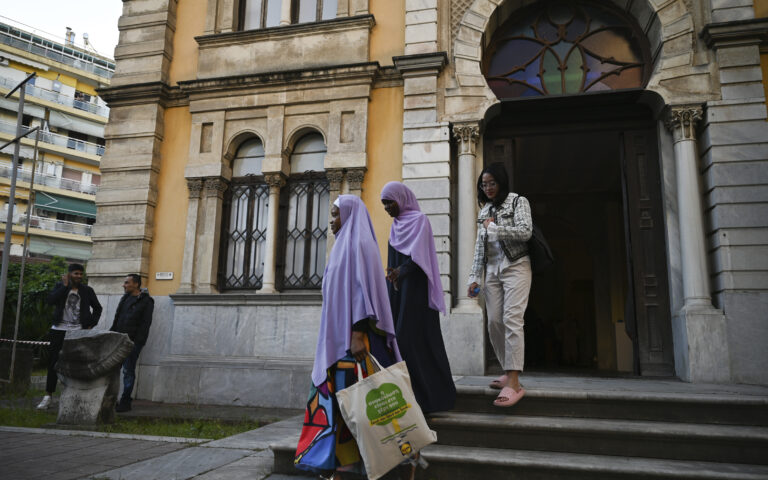 Eid prayers held in a historic former mosque in northern Greece for the first time in 100 years